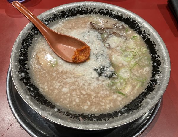 「とんこつ　こってり」@火の国 文龍 総本店の写真