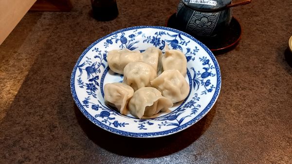 「海老とニラ水餃子」@中華料理 鴻福園の写真