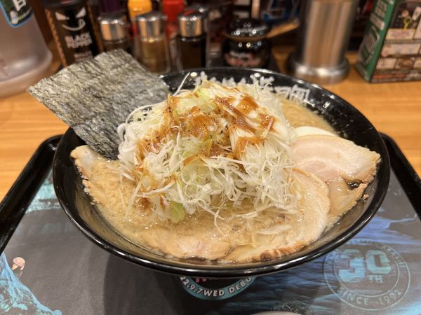 「嵐げんこつらーめん3DX」@らあめん花月嵐 亀戸北口店の写真