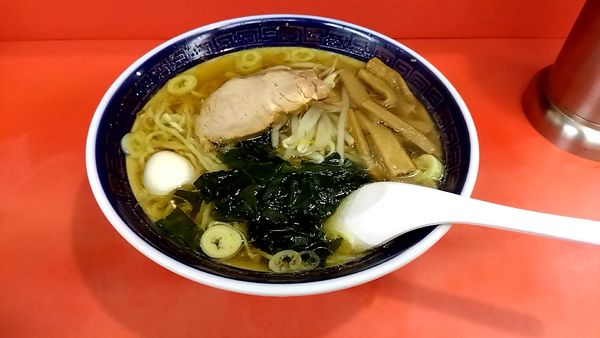 「ラーメン（半チャーハンセットで８００円）」@寳華園の写真