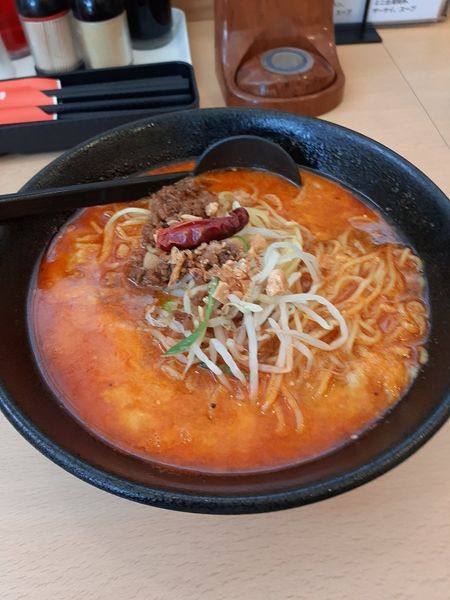 「天使担々麺激辛大盛660円税込」@天使担々麺の写真