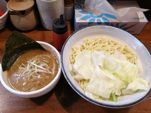「4種の魚つけ麺　　大　　950円」@『   』（無銘）の写真