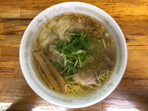 「ワンタンメン（塩）」@支那そば一麺 豊里店の写真