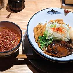 辛紅つけ麺(冷盛･4丁目)＋追い柚子
