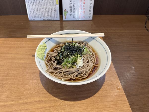 「冷やしかけそば360円」@川村屋の写真