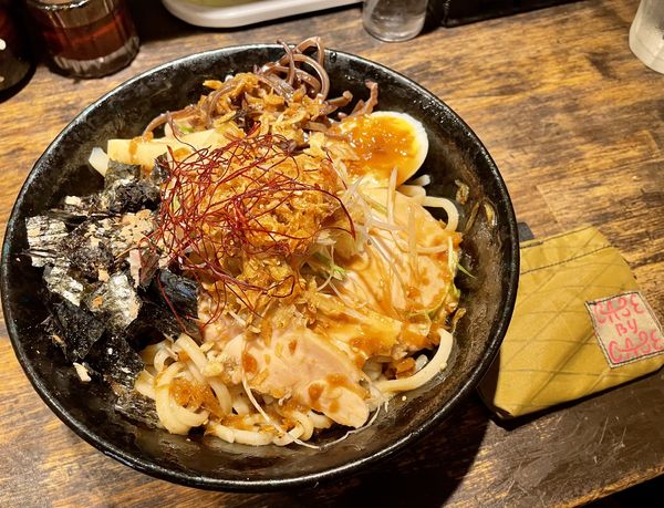 「冷し和えそば」@屋台らーめん 鷹流 高田馬場店の写真