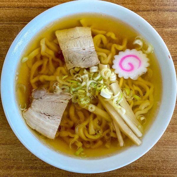 「極太手打ちラーメン ¥570」@食堂なまえの写真