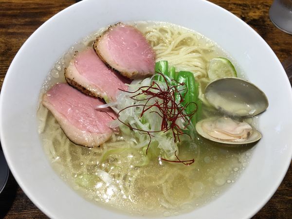「【限定】鴨と蛤冷やしそば」@麺屋 上々の写真