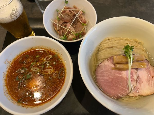 「辛つけ麺」@らぁ麺 やまぐちの写真