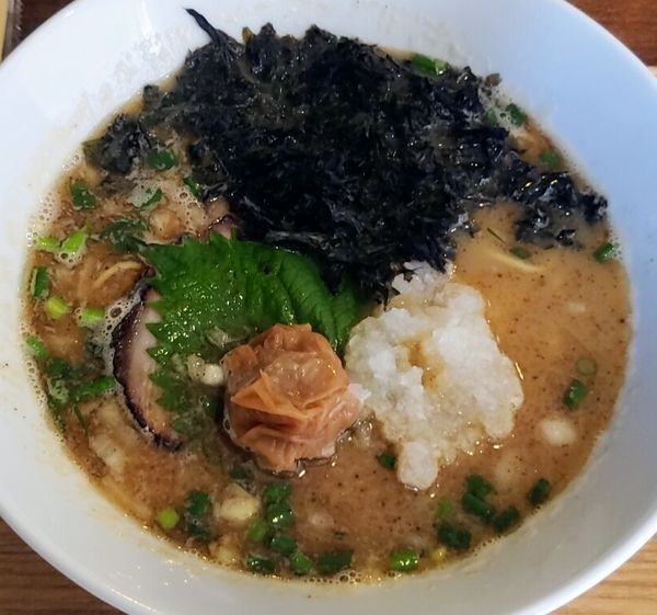 「梅のり正油らーめん ８００円」@ニチハンメラの写真