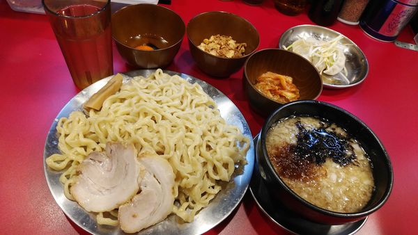 「ニボシツケメン/麺大盛」@ラーメン ギタギタの写真