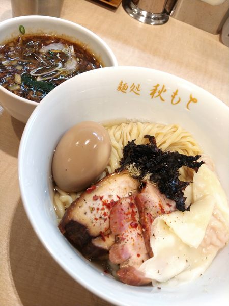 「特製鰹醤油つけ麺」@麺処 秋もとの写真