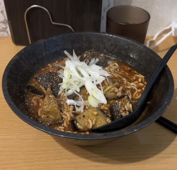 「麻婆ナスの油そば」@ラーメン大地の写真