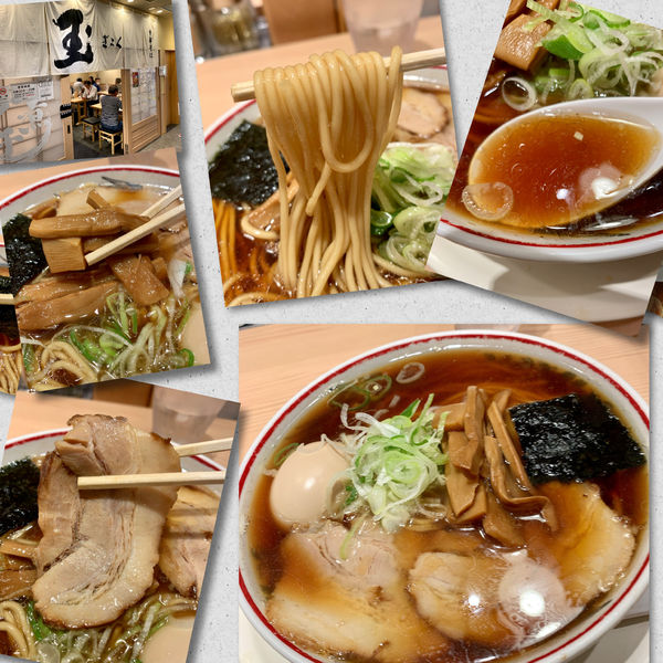 「味玉中華そば950円」@東京煮干し らーめん 玉 東京駅店の写真