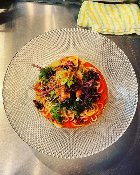 「【限定】冷鰹担々麺」@Bonito Soup Noodle RAIKの写真