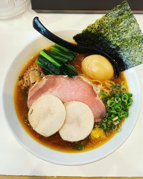 「濃厚海老そば」@海老・特濃煮干そば まるはの写真