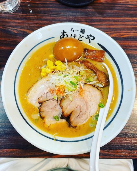 「あけどや味噌らー麺」@らー麺 あけどやの写真