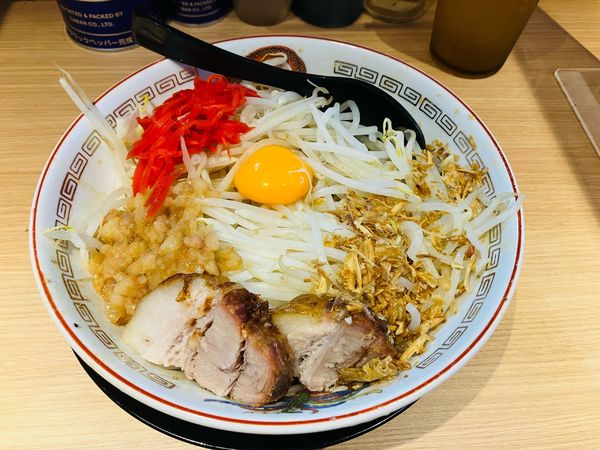 「汁なし小（アブラ•アレ）」@ラーメン豚山 門前仲町店の写真