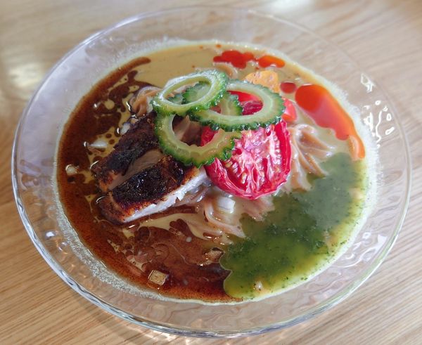 「冷やしカレーそば【期間·数量限定】」@麺 㐂色の写真