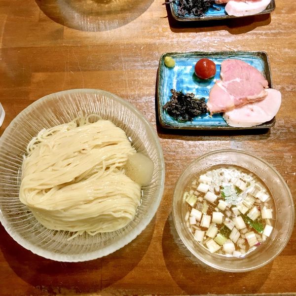 「冷やし煮干つけ麺。¥1250。」@CLAM＆BONITO貝節麺RAIKの写真
