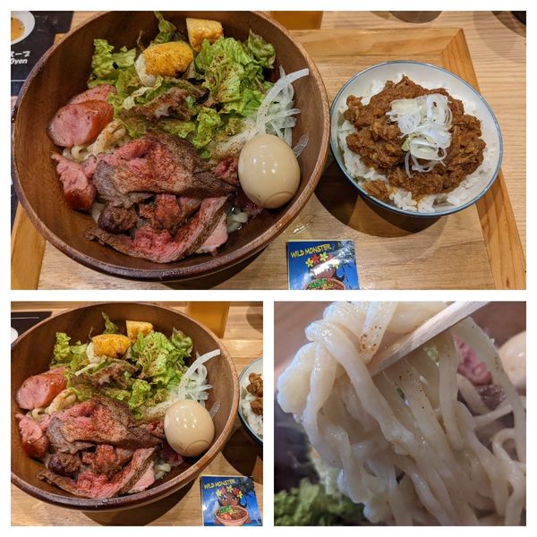 「クラシックパレット(シールで味玉無料)➕旨辛牛スジ丼」@Handicraft Worksの写真