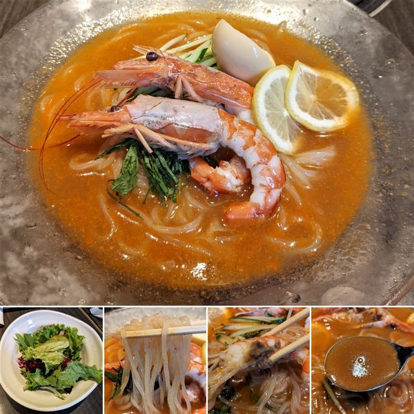 「海老担々冷麺　1450円」@土古里 浅草店の写真