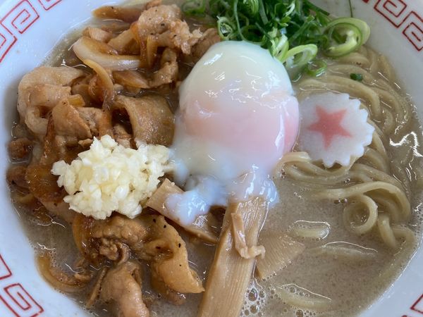 「塩肉玉そば(並)」@元祖 肉玉そば越智の写真