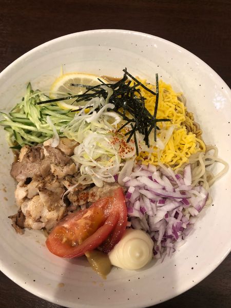 「嫁の冷やし中華　830円」@ラーメン親希の写真