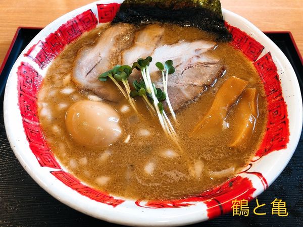 「裏煮干し（980円）、煮卵（CP）」@麺屋 鶴と亀の写真