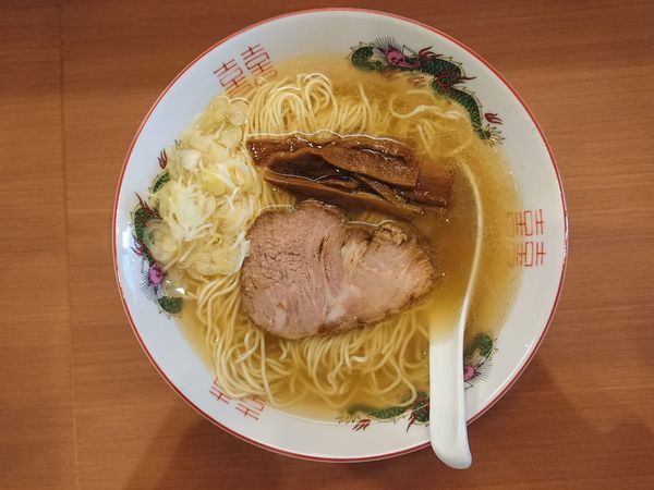 「中華そば＋味玉」@中華そば さとう 元町店の写真