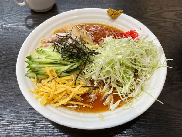 「冷し中華 + チャーハン(大盛) + ギョーザ」@東京亭 昭島店の写真