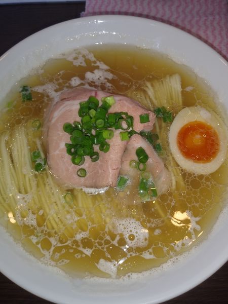 「貝出汁そば」@中華そばイデタの写真