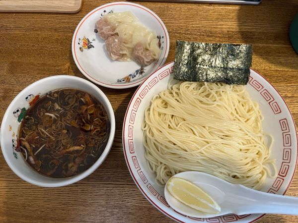 「ワンタンつけソバ・大盛(無料) 1,000円」@支那ソバ おさだの写真