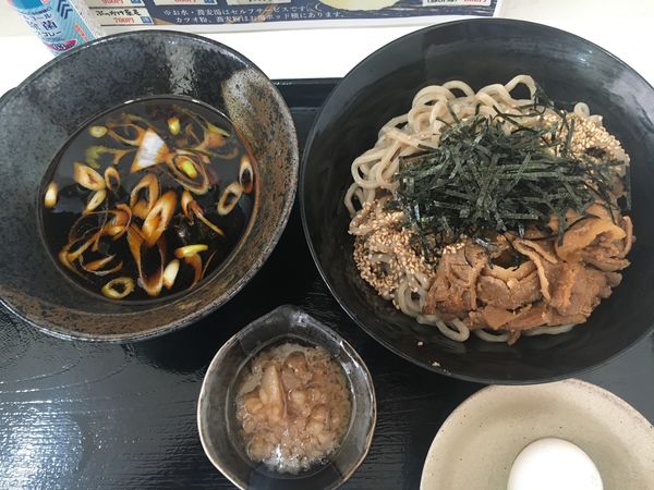 「肉つけ蕎麦(豚)温200g￥950」@ラギ蕎麦の写真