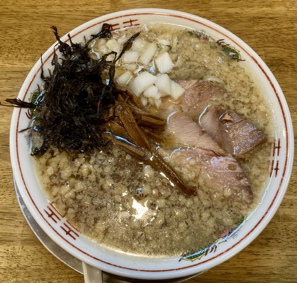 「背脂煮干中華そば」@背脂煮干中華そば 我武者羅 初台店の写真