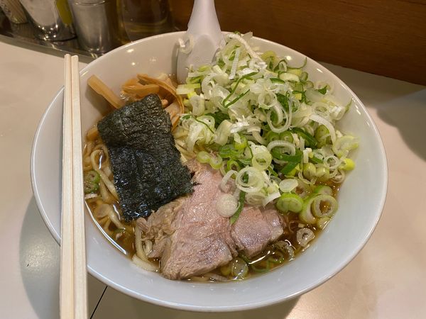 「らぁめん🍜🥢(ネギ)」@らぁめん ほりうち 新橋店の写真