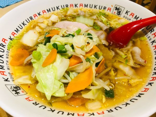 「野菜いっぱいラーメン 1,010円」@どうとんぼり神座 KAMEIDO CLOCK店の写真
