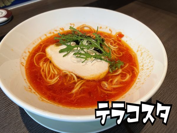 「トマトヌードル￥500(朝限定)」@ヌードルキッチン テラコスタの写真