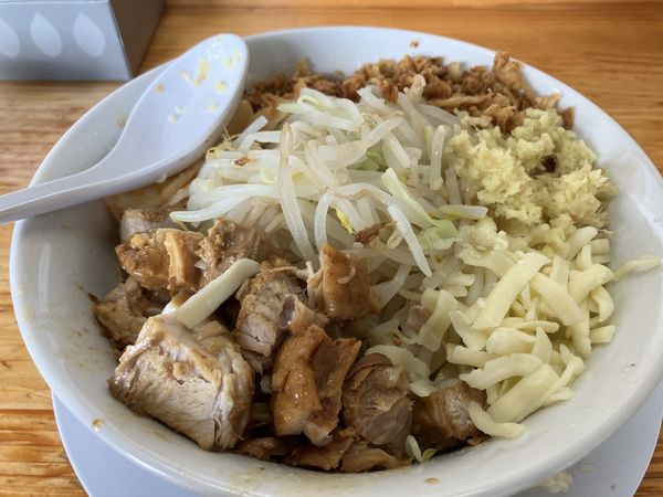 「汁なし　小」@ラーメン赤沼の写真