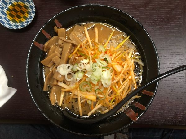 「ネギみそらーめん＋メンマ」@らーめん いやどうもの写真