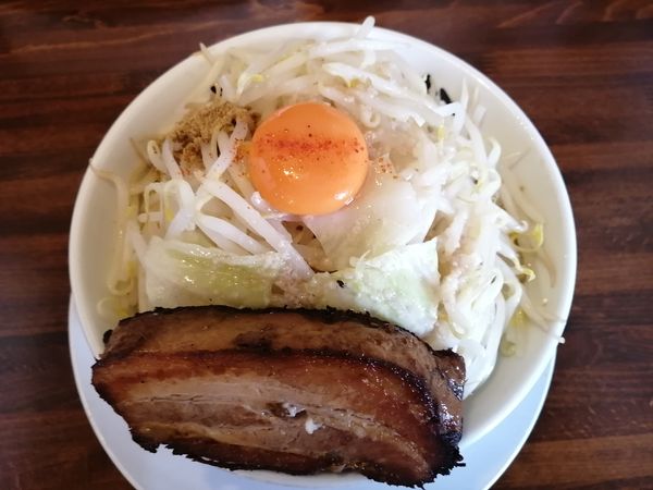 「男気まぜ(大盛)＋野菜増し」@まるはち 春日井店の写真