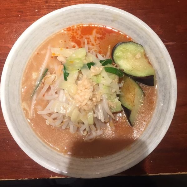 「ピリ辛あんかけ拉麺」@旨辛ラーメン表裏 高田馬場店の写真