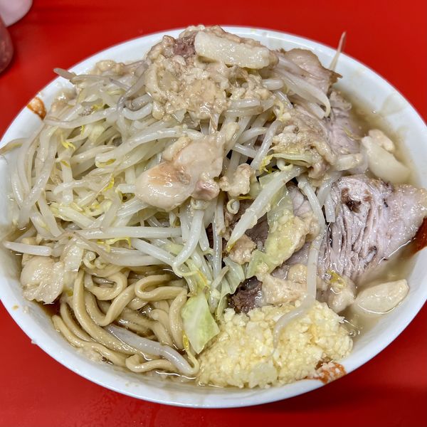 「小（ニンニク・アブラ）」@ラーメン二郎 一橋学園店の写真