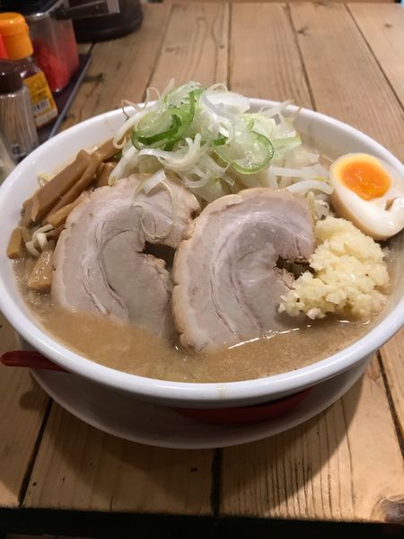 「男気ラーメン」@つけ麺 中華そば 節 用賀店の写真