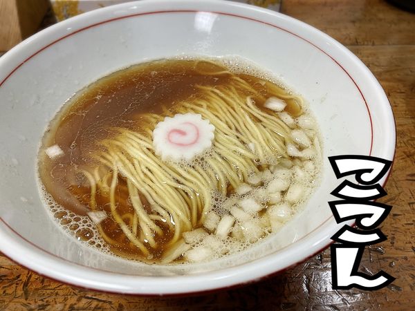 「水だし煮干かけ(醤油)￥500」@らぁ麺 ここんの写真