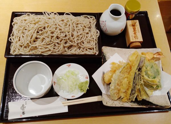 「天ぷらせいろ（1,540円）＋大盛り（170円）」@日本そば あけの喬の写真