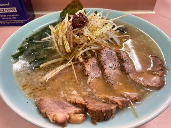 「ネギチャーシュー（脂多め）」@ラーメンショップ椿 新奥多摩街道店の写真