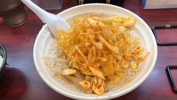 「辛ねぎらーめん」@こってりらーめん なりたけ TOKYOの写真
