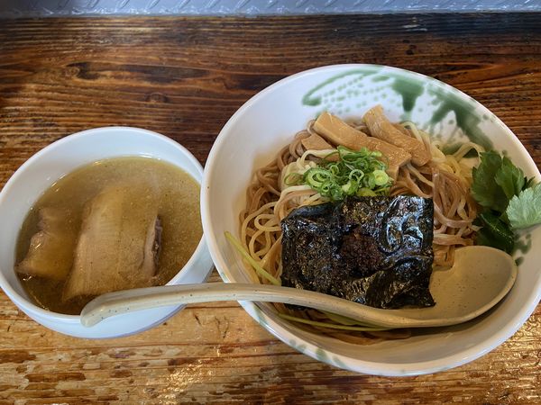 「ザ・しおつけ麺（温かいｽｰﾌﾟ）＋大盛」@啜磨専科の写真