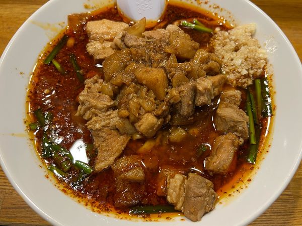 「辛いスタ満ソバ」@元祖スタミナ満点らーめんすず鬼 赤坂店の写真